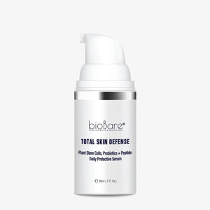 Total Skin Defense - Plant Stem Cells, Probiotics + Peptide Daily Protection Serum bioBare® Skincare